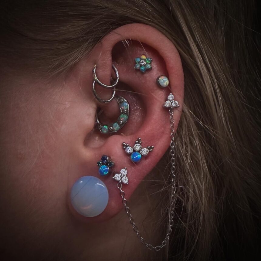 Piercing udført hos House of Body Art i Viborg
