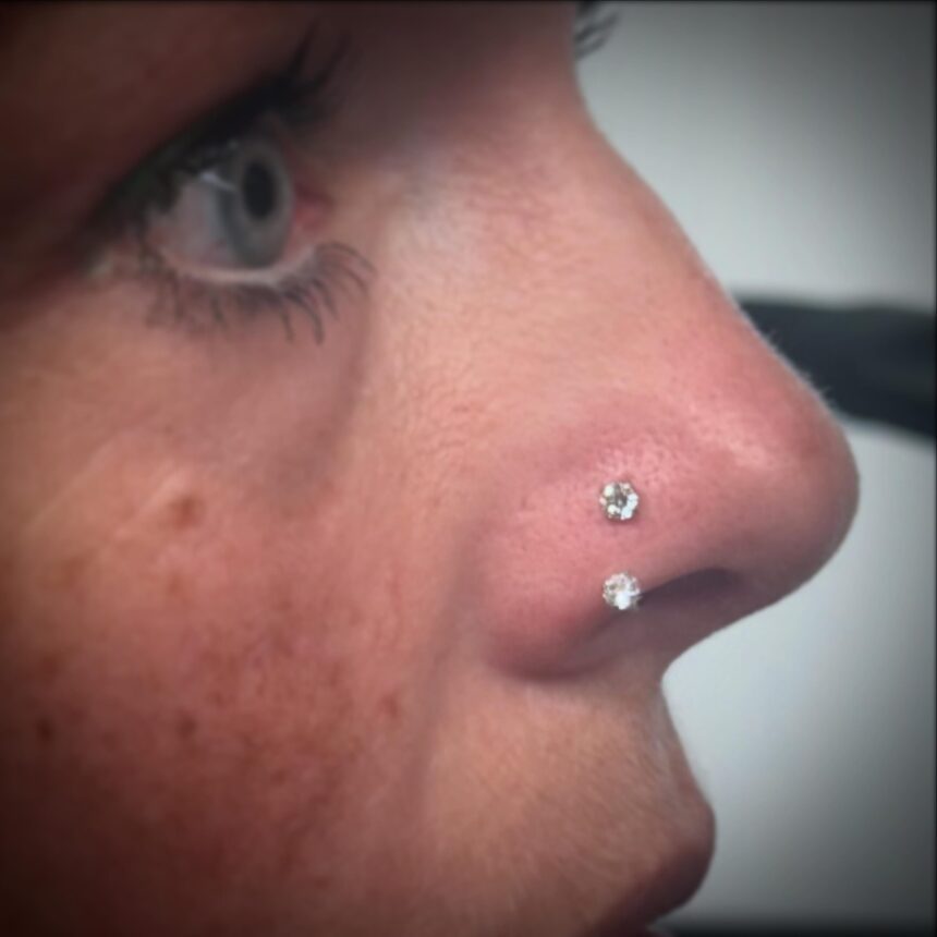 Piercing udført hos House of Body Art i Viborg