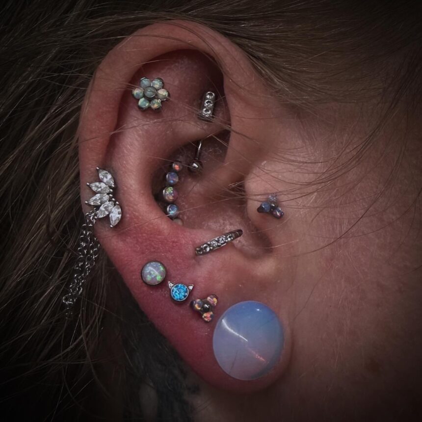 Piercing udført hos House of Body Art i Viborg