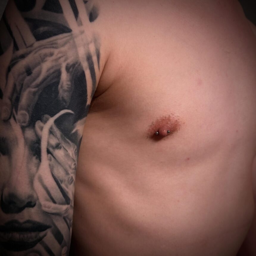 Piercing udført hos House of Body Art i Viborg