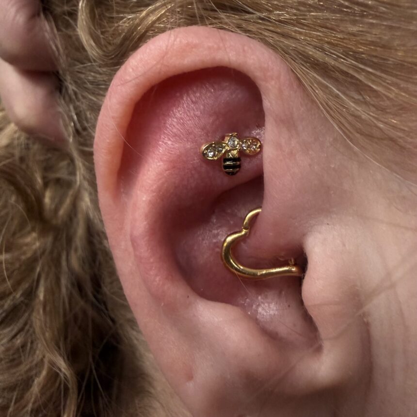 Piercing udført hos House of Body Art i Viborg