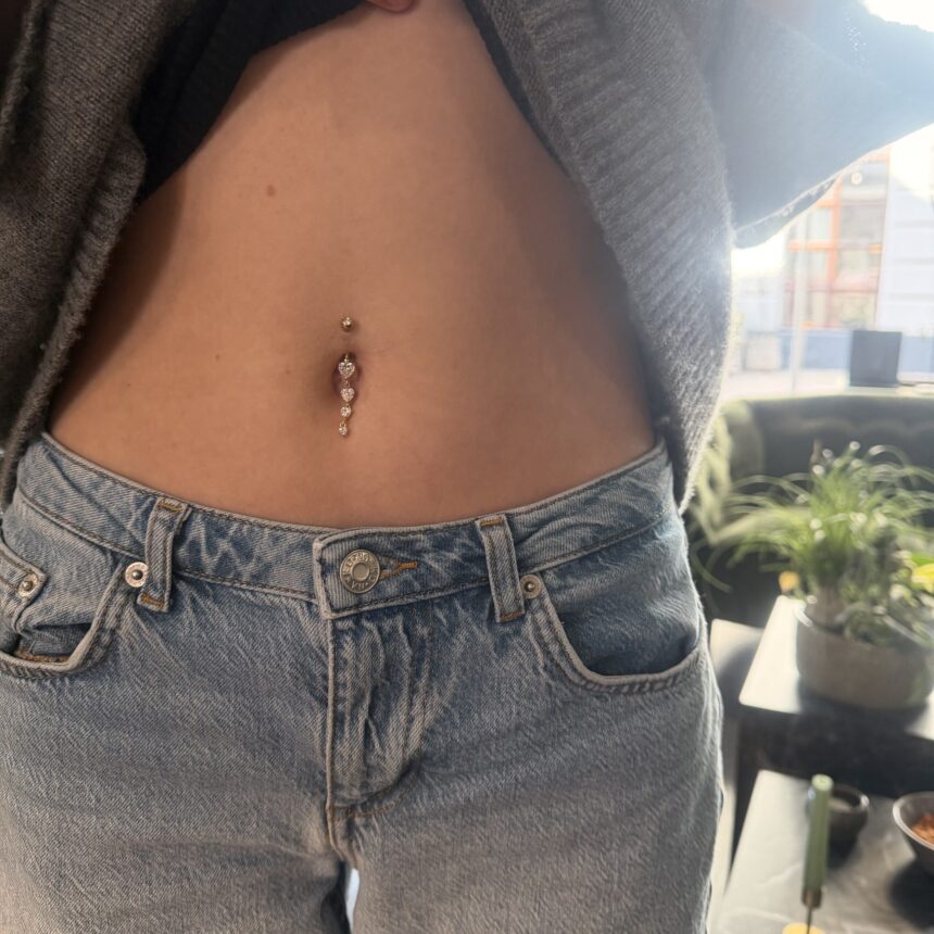 Piercing udført hos House of Body Art i Viborg