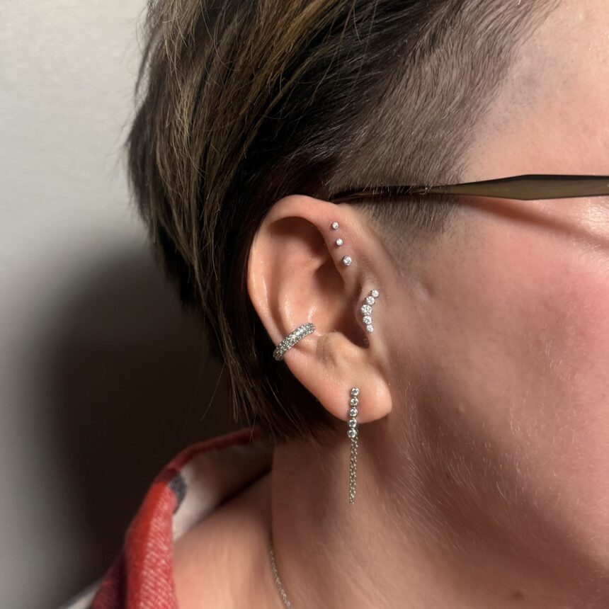 Piercing udført hos House of Body Art i Viborg