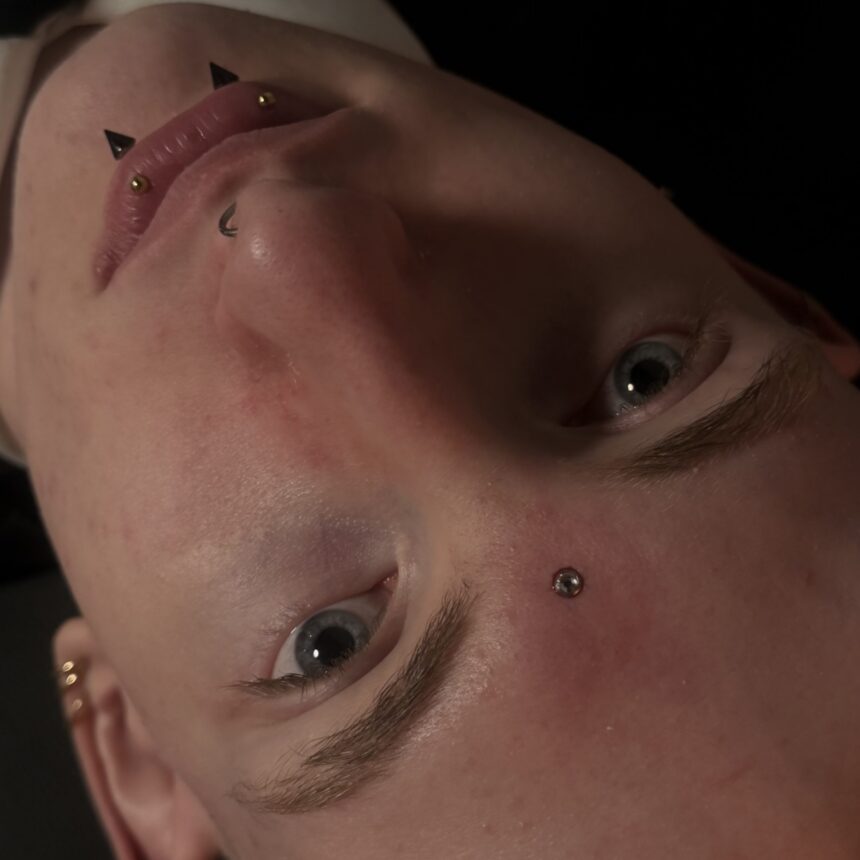 Piercing udført hos House of Body Art i Viborg
