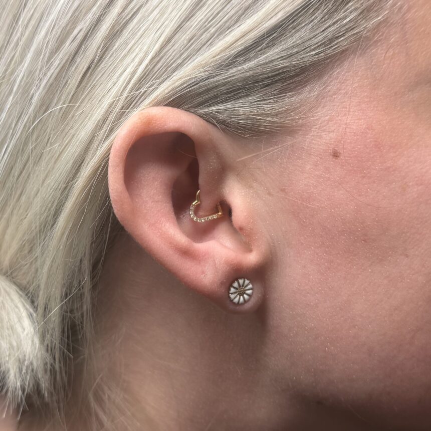 Piercing udført hos House of Body Art i Viborg