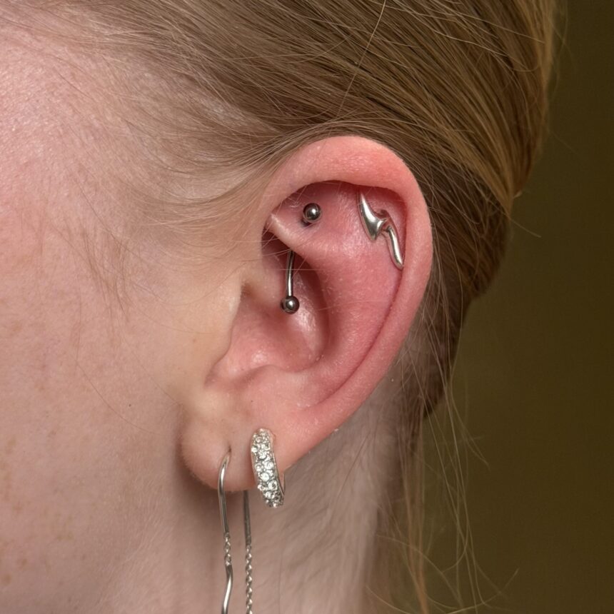 Piercing udført hos House of Body Art i Viborg