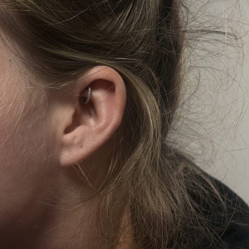 Piercing udført hos House of Body Art i Viborg