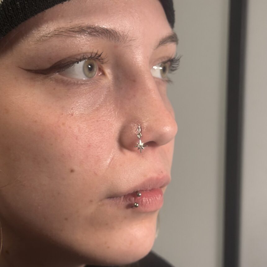 Piercing udført hos House of Body Art i Viborg