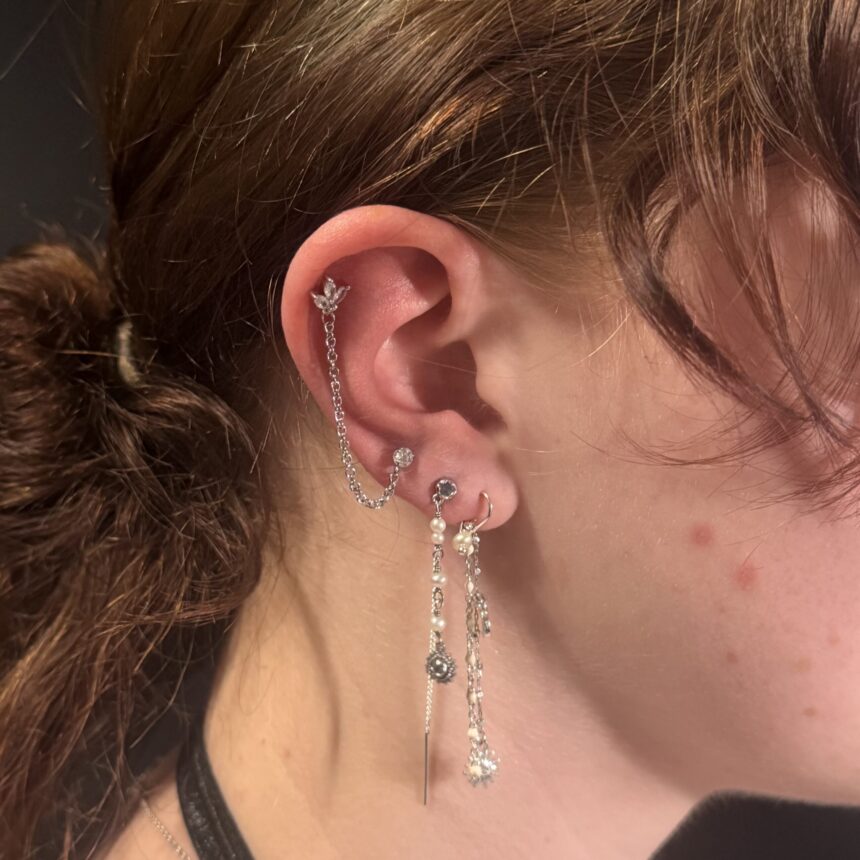 Piercing udført hos House of Body Art i Viborg