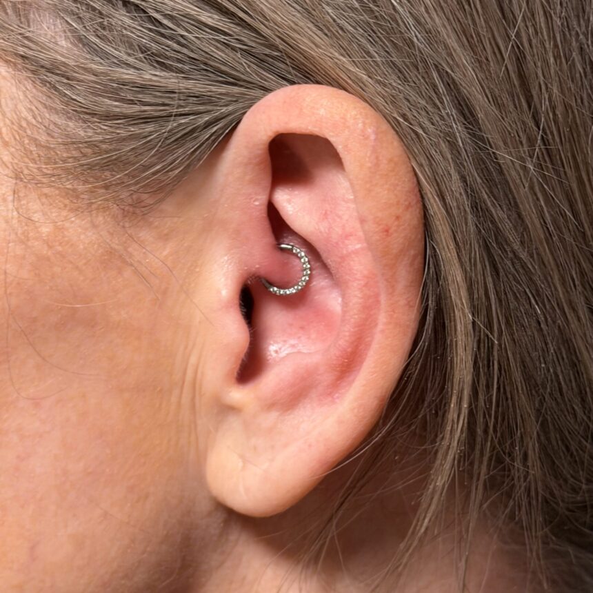 Piercing udført hos House of Body Art i Viborg
