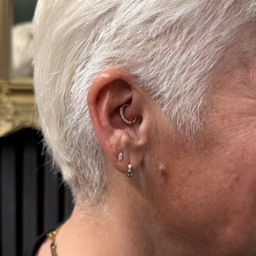 Piercing udført hos House of Body Art i Viborg