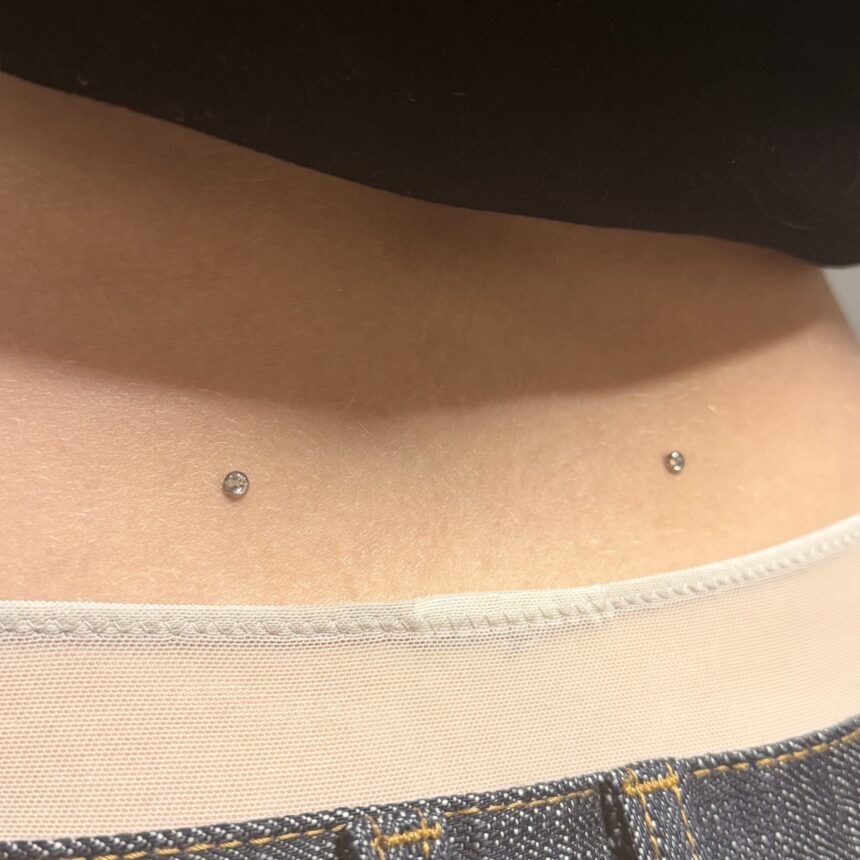 Piercing udført hos House of Body Art i Viborg