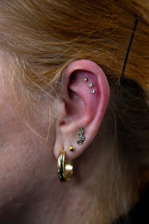 Piercing udført hos House of Body Art i Viborg