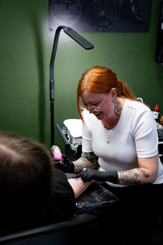 Tatovering af Tine hos House of Body Art i Viborg