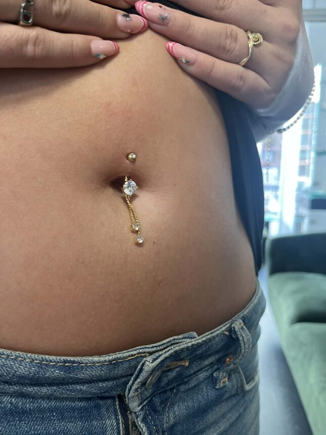 Piercing udført hos House of Body Art i Viborg